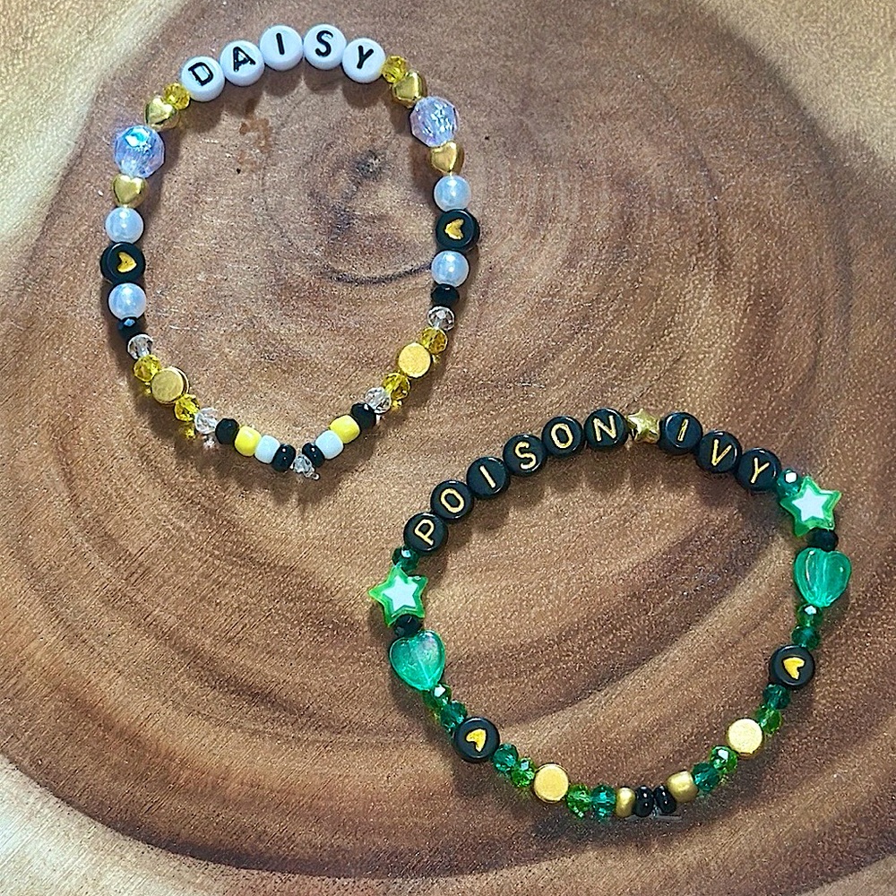 Taylor Swift Handmade Friendship Beaded Bracelet
“Poison Ivy, Daisy”